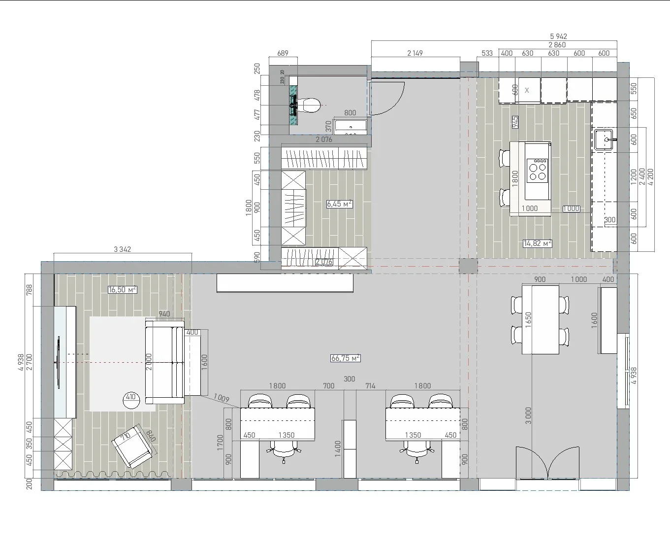 Salon nameštaja – plan 2