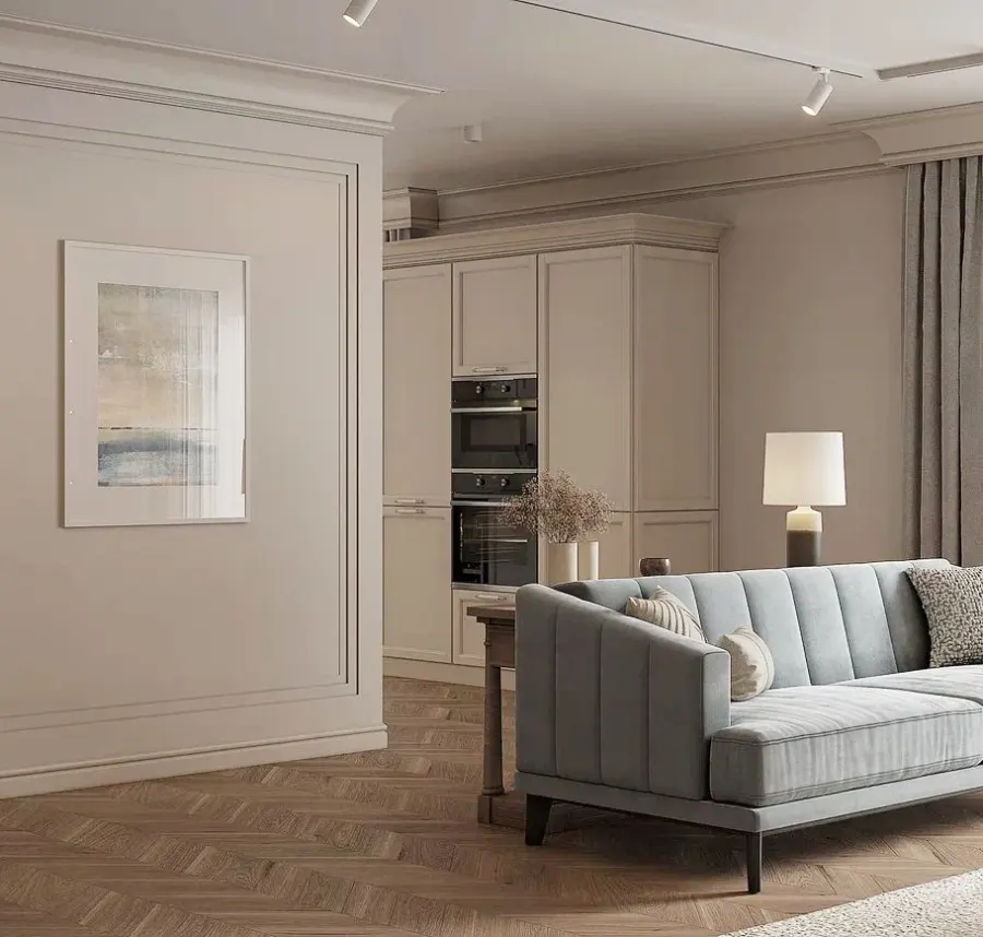 Elegantan stan sa dve spavaće sobe – vizualizacija 5