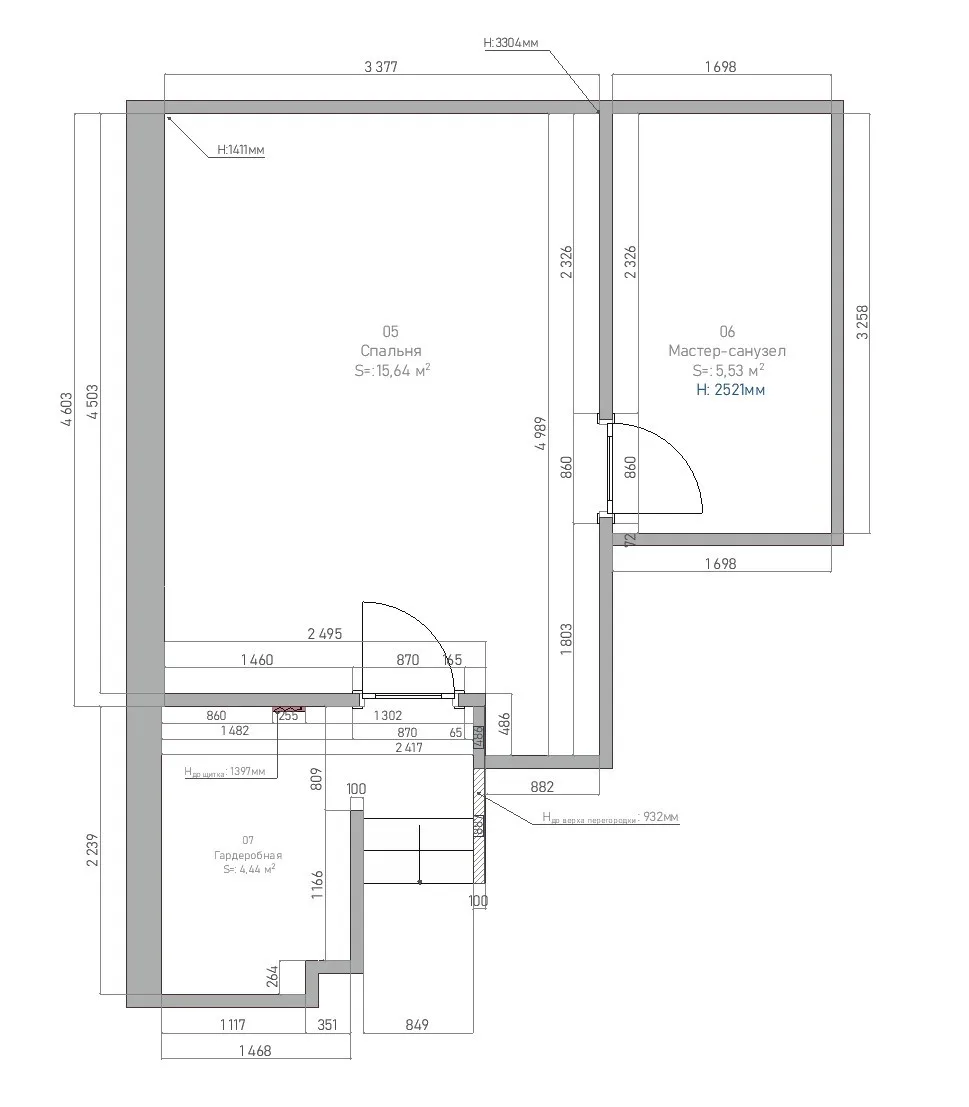 Dvoetažni stan – plan 3